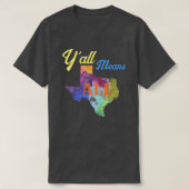 CISV Austin "Y'all Means All"メンズ Tシャツ (デザイン正面)