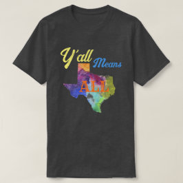 CISV Austin "Y'all Means All"メンズ Tシャツ