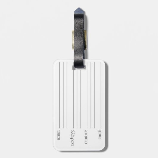 CISV Austin "Y'all Means All" ラゲッジタグ (裏面縦)