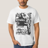 Cita/Poema C. Bukowski Tシャツ (正面)