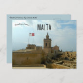 Citadel of Victoria Gozo Island Malta ポストカード (正面/裏面)