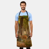 CitalまたはCheetal、Axis、Spotted Deers、Axi エプロン (着用した状態)