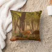 CitalまたはCheetal、Axis、Spotted Deers、Axi クッション (ブランケット)