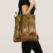 CitalまたはCheetal、Axis、Spotted Deers、Axi トートバッグ (クローズアップ)