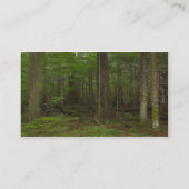 「CITAL FOREST」自然フォトアートプロファイルカード 名刺 (裏面)