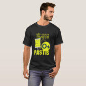 citation alcool humour o plus sanguin groupe pasti tシャツ (正面フル)