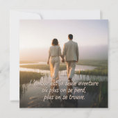 Citation - Amour et aventure カード (正面)