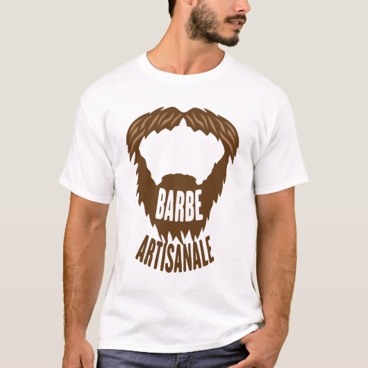 citation_barbe_artisanale_humour_drole_1312 tシャツ (正面)