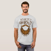 citation_barbe_barbu_anarchist_bearded_humour_1412 tシャツ (正面フル)