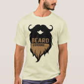 citation_barbe_beard_loading_humour_moustache_2212 tシャツ (正面)