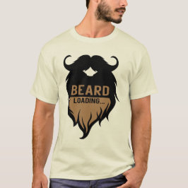 citation_barbe_beard_loading_humour_moustache_2212 tシャツ