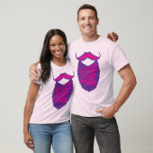citation_barbe_education_man_begins_beard_humour_d tシャツ (ユニセックス)