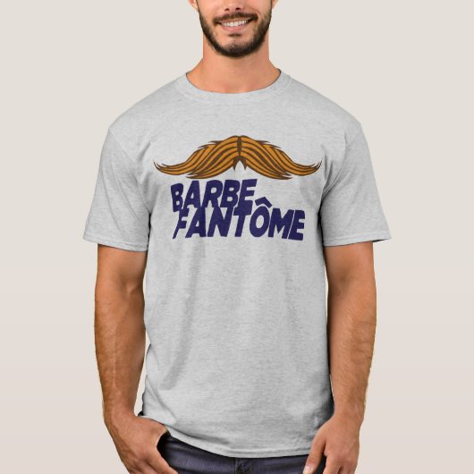 citation_barbe_fantome_humour_message_1512 tシャツ (正面)