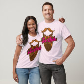 citation_barbe_i_m_beardiful_barbu_humour_moustach tシャツ (ユニセックス)