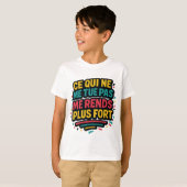 Citation résilience – Ce qui ne me tue pas me ... Tシャツ (正面フル)