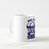 citation work hard stay humble 666 musculation tet コーヒーマグカップ (正面左)