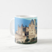 Cité de Carcassonne . France コーヒーマグカップ (正面左)