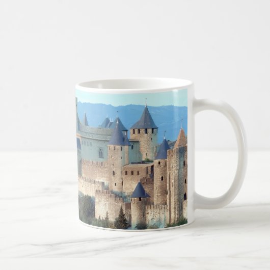 Cité de Carcassonne . France コーヒーマグカップ (右)