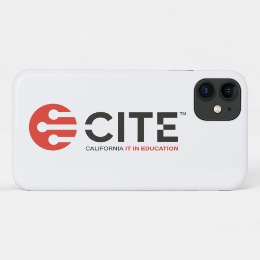 CITE iPhoneケースホワイト Case-Mate iPhoneケース (裏面(横))