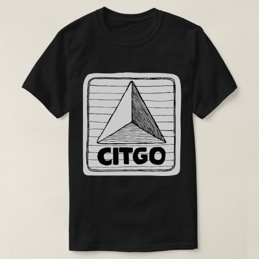 CITGOサインのステッカー Tシャツ (デザイン正面)
