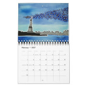 Cities of the World カレンダー (2月 2027)