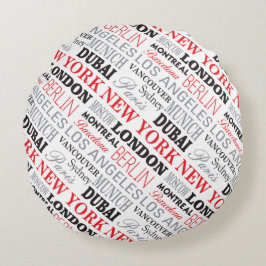 Cities of the world - Coussin rong ラウンドクッション