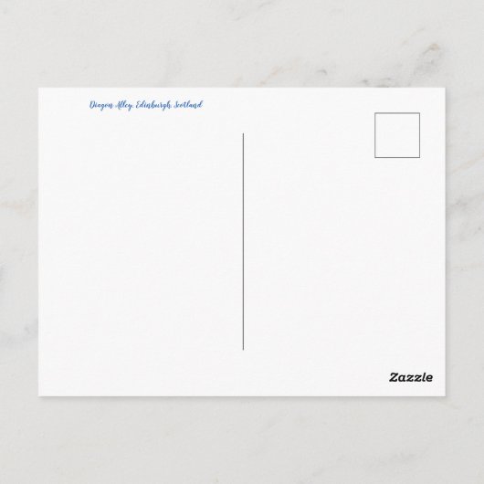 CITINERARIES: Greetings from Edinburgh! ポストカード (裏面)