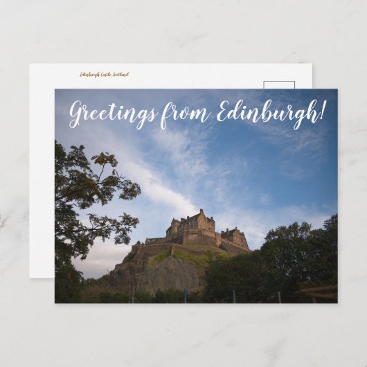CITINERARIES: Greetings from Edinburgh! ポストカード (正面/裏面)