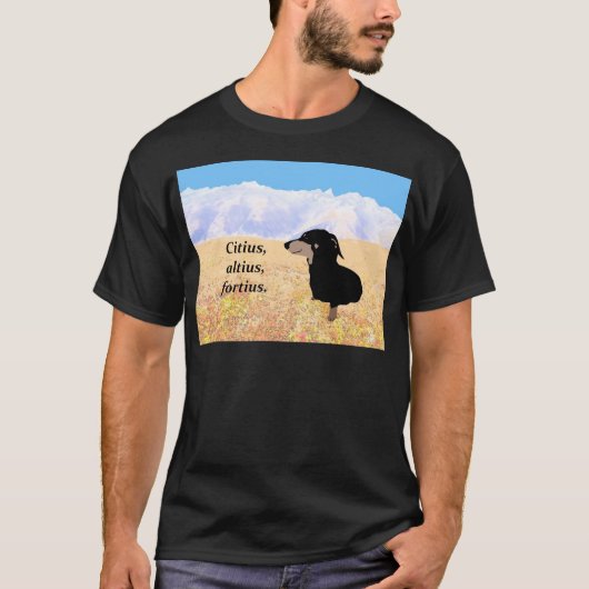 Citius、Altius、Fortius. Tシャツ (正面)