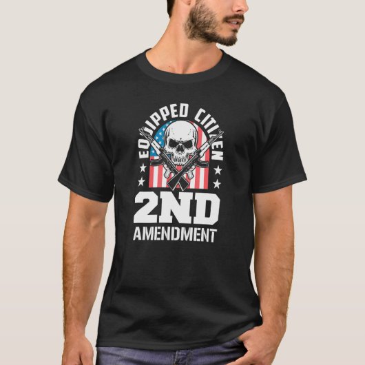 Citizen 2nd Correction Pro Gun Pro USA Pat Tシャツ (正面)