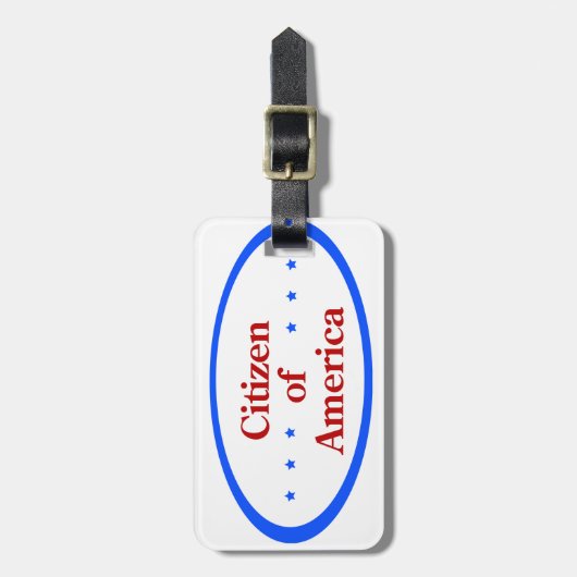 Citizen of America  ラゲッジタグ (正面縦)
