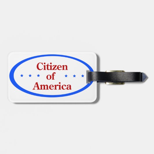 Citizen of America  ラゲッジタグ (裏面横)