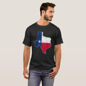 Citizen Proud America State Distressed Map Texas Tシャツ (正面フル)