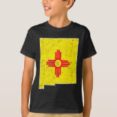 Citizen Proud America State Us Distressed Map New  Tシャツ (正面)