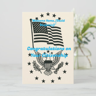 Citizenship Cardに関するお祝い シーズンカード