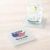 Citizenship Day American  – Proud to Be an America ガラスコースター (アングル)