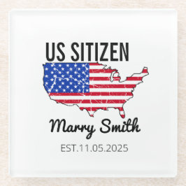 Citizenship Day American – Proud to Be an America ガラスコースター