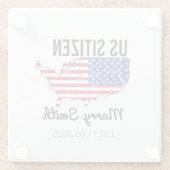 Citizenship Day American  – Proud to Be an America ガラスコースター (裏面)