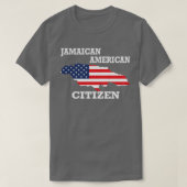 Citizenship gift US Jamaica flag Naturalization ci Tシャツ (デザイン正面)