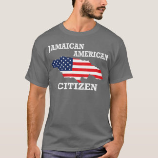Citizenship gift US Jamaica flag Naturalization ci Tシャツ