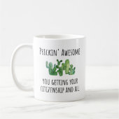 Citizenship US American Gift Idea コーヒーマグカップ (左)