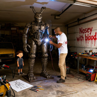 Citra Nosey Animatronic Benjamin Pochurek Nosey  Tシャツ