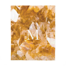 Citrine Birthstone Monogram Personalized Name 