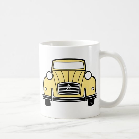 Citroen 2CV コーヒーマグカップ (右)