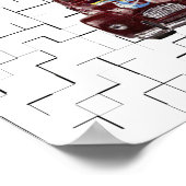 Citroën 2CV - Ente - Döschwo ポスター (角)