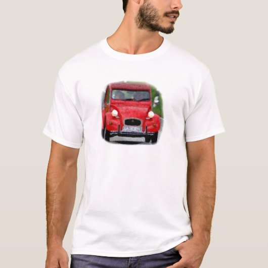 Citroen 2CV Ente Tシャツ (正面)