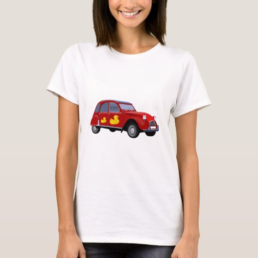 Citroen 2CV Ente Tシャツ (正面)