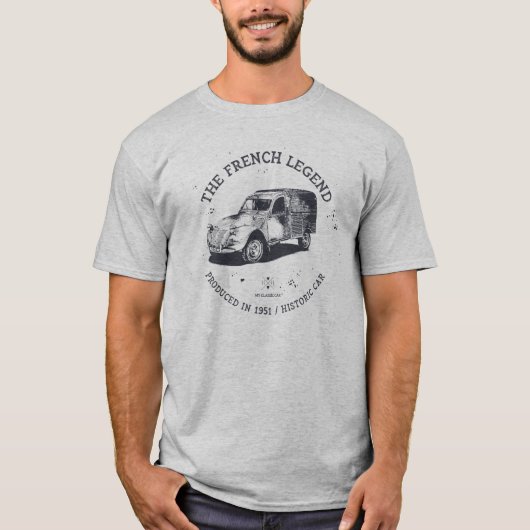 Citroën 2CV Fourgonette Tシャツ (正面)