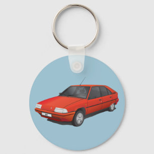 Citroën BXの赤 キーホルダー