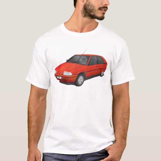 Citroën BXの赤 Tシャツ (正面)